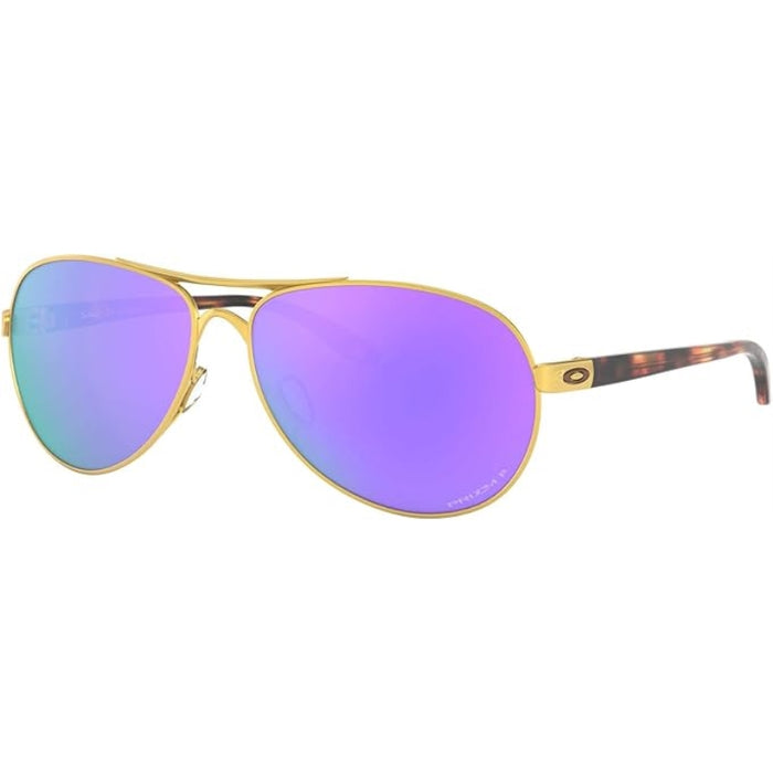 Oakley Feedback Satin Gold W/ Prizm Violet Polarized