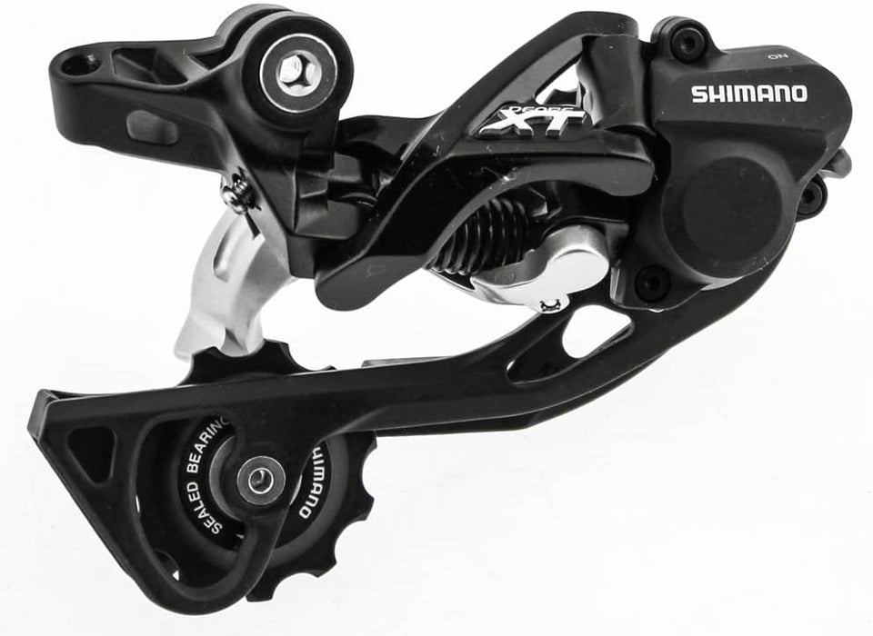 SHIMANO REAR DERAILLEUR, RD-M786, DEORE XT SGS 10-SPEED TOP-NORMAL SHADOW PLUS DESIGN, DIRECT ATTACHMENT(DIRECT MOUNT COMPATIBLE), BLACK