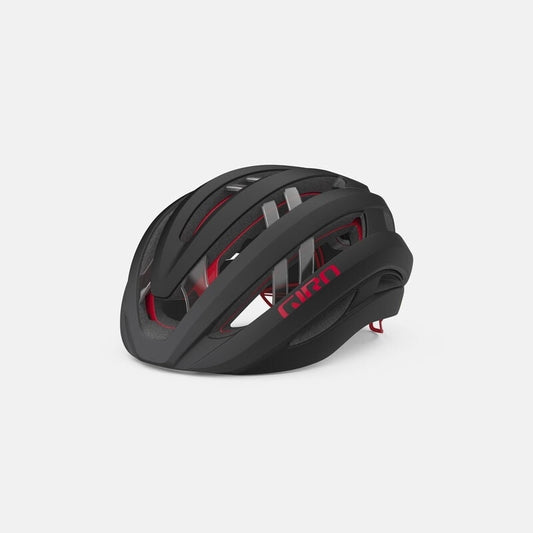 Giro Aries Spherical Bicycle Helmets Matte Carbon/Red Large