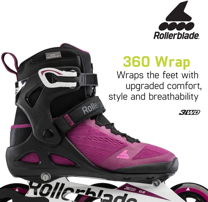 Rollerblade Macroblade 100 3d Womens Violet/Black 10