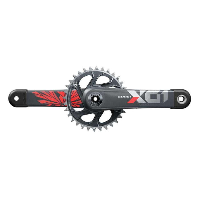 SRAM, X01 Eagle DUB C3, Crankset, Speed: 11/12, Spindle: 28.99mm, BCD: Direct Mount, 32, DUB, 175mm, Red, MTB