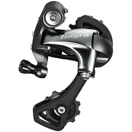 SHIMANO REAR DERAILLEUR, RD-4700, TIAGRA, GS 10-SPEED DIRECT ATTACHMENT, COMPATIBLE WITH LOW GEAR 28-34T FOR DOUBLE, 25-32T FOR TRIPLE