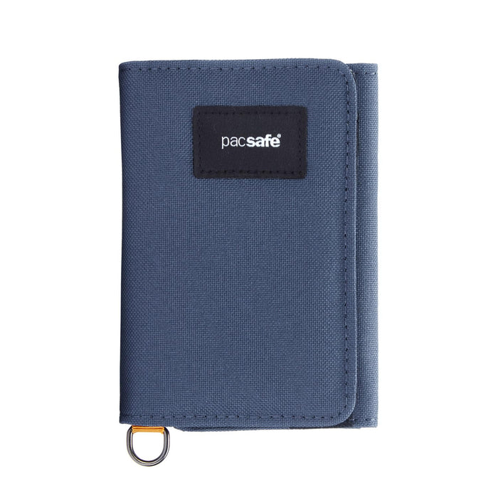 Pacsafe RFIDsafe Trifold Wallet Coastal Blue