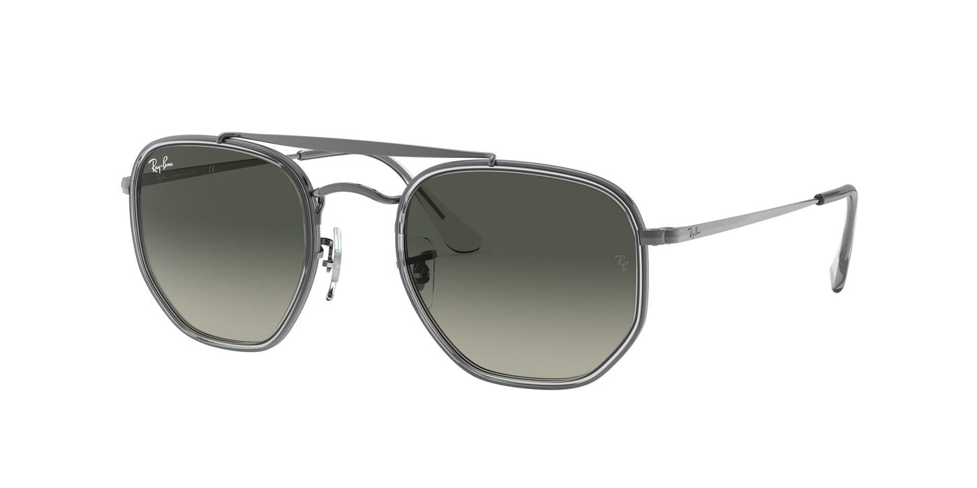 Rayban The Marshal Ii Gunmetal/Light Grey Gradient Dark Grey