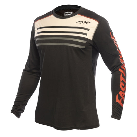 Fasthouse Alloy Sidewinder LS Jersey Cream/Black 2X-Large