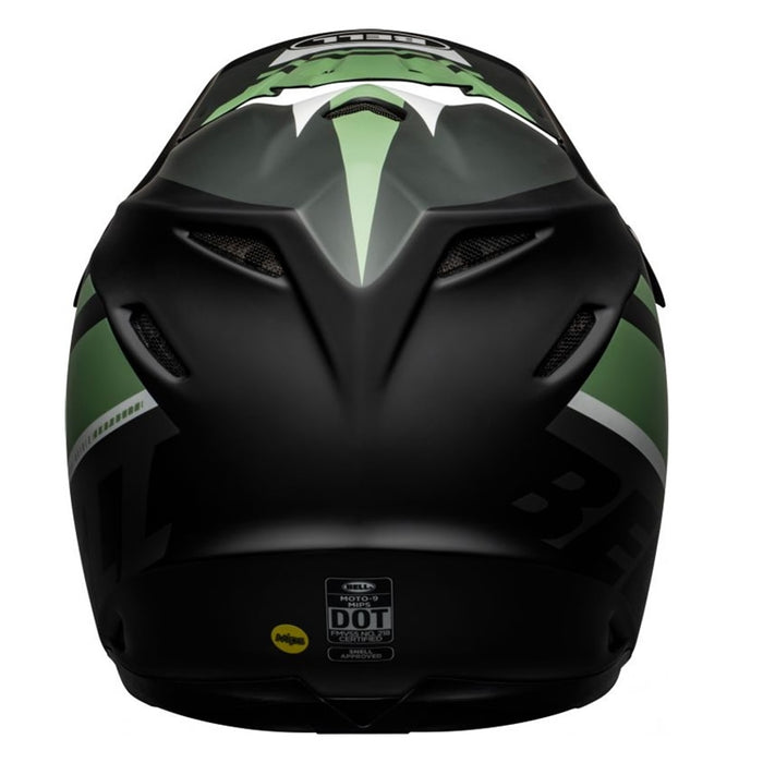 Bell Moto Moto-9 MIPS Prophecy Matte Black/Dark Green Medium