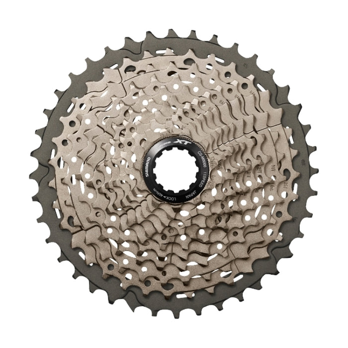 SHIMANO CASSETTE SPROCKET, CS-M8000 11-40T, DEORE XT, 11-SPEED, 11-13-15-17-19-21-24-27-31-35-40T