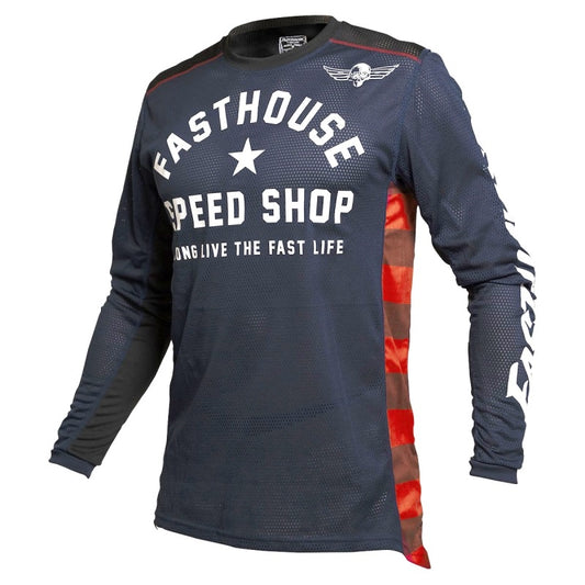 Fasthouse Originals Air Cooled Jersey Navy/Black 2X-Large