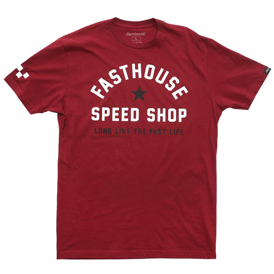Fasthouse Fast Life SS Tee Cardinal Small