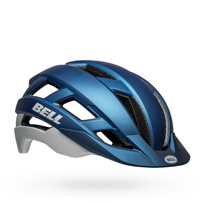 Bell Bike Falcon XRV LED MIPS Bicycle Helmets Matte Blue/Gray Medium