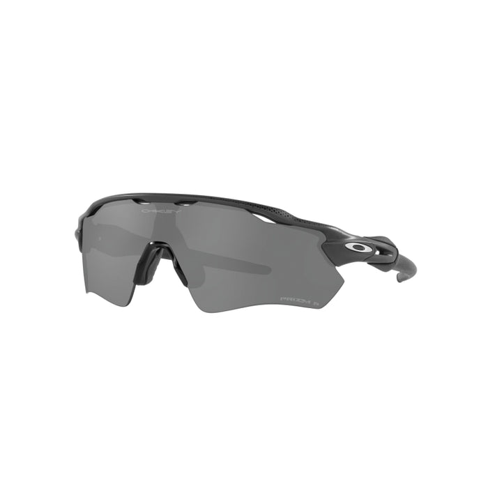 Oakley Radar Ev Path Rectangular Sunglasses Hi Res Carbon/Prizm Black Polarized 38 mm