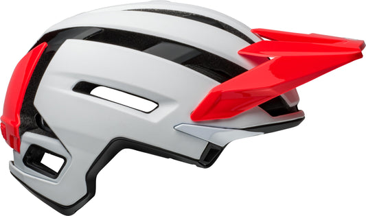 Bell Bike Super Air Spherical Bicycle Helmets Matte/Gloss White/Infrared Medium