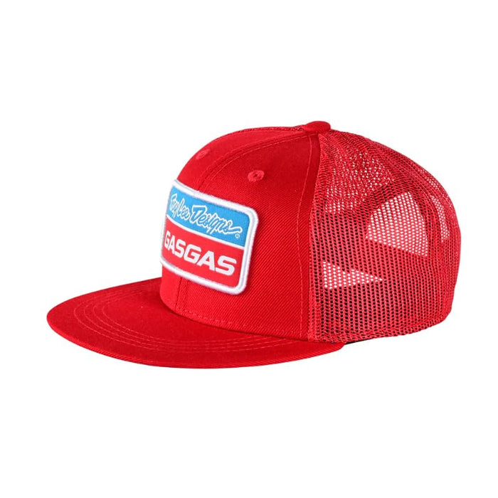 Troy Lee Designs Gasgas Team Stock Youth Snapback Hat Stock Red