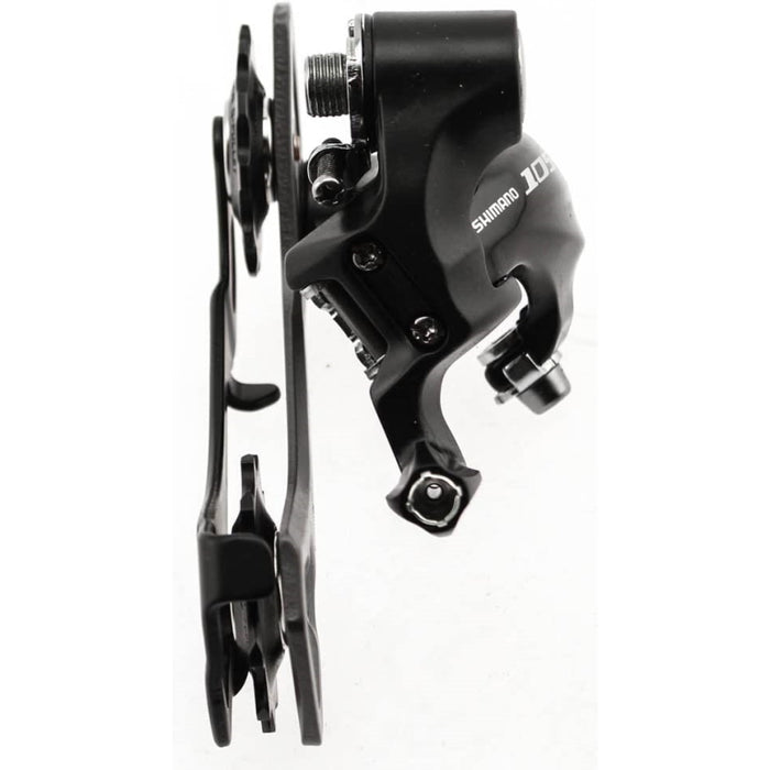 SHIMANO REAR DERAILLEUR, RD-5701-L, 105, GS 10-SPEED DIRECT ATTACHMENT, COMPATIBLE WITH LOW GEAR 27-32T FOR DOUBLE, 25-30T FOR TRIPLE, BLACK