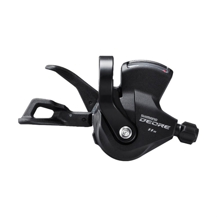 SHIMANO SHIFT LEVER, SL-M5100-R, DEORE, RIGHT, 11-SPEED RAPIDFIRE PLUS 2050MM INNER, W/O OGD, BLACK OT-SP41S (1880MM), 6MM CAP X 3, NOSE CAP X 1