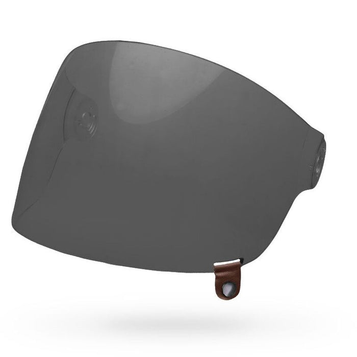 Bell Moto Bullitt Flat Shield Silver Iridium - Brown Tab