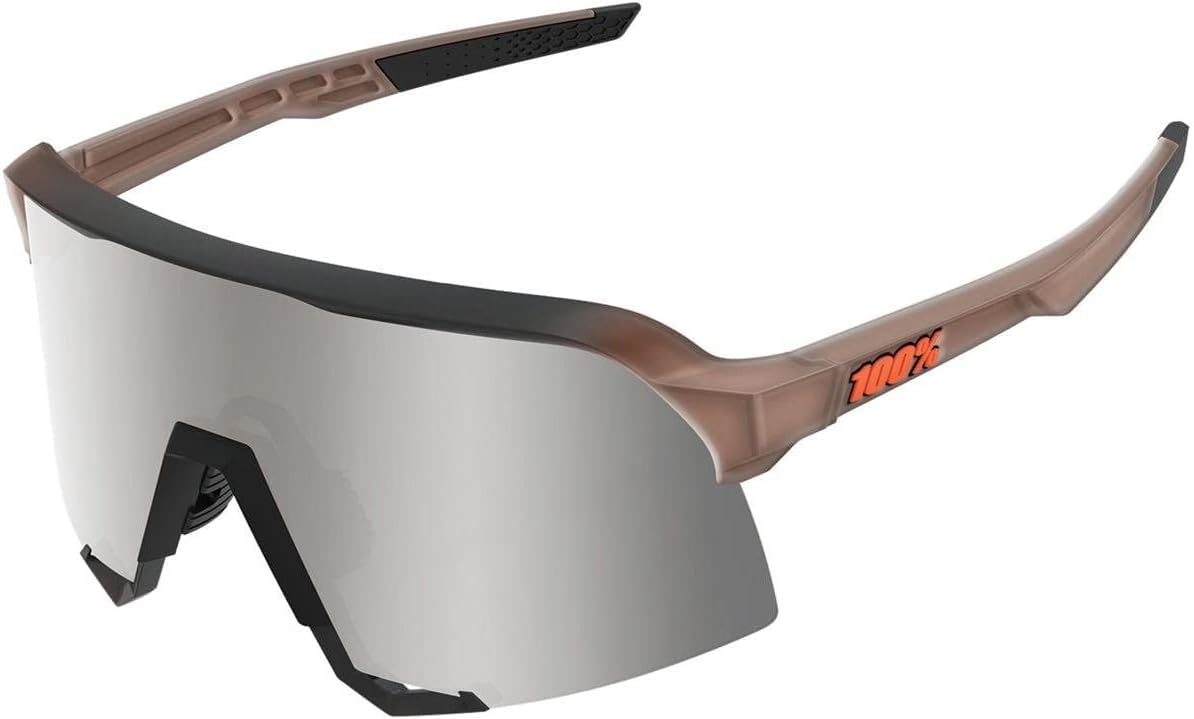 Ride 100 S3 Sunglasses Matte Translucent Brown Fade/HiPER Silver Mirror Lens