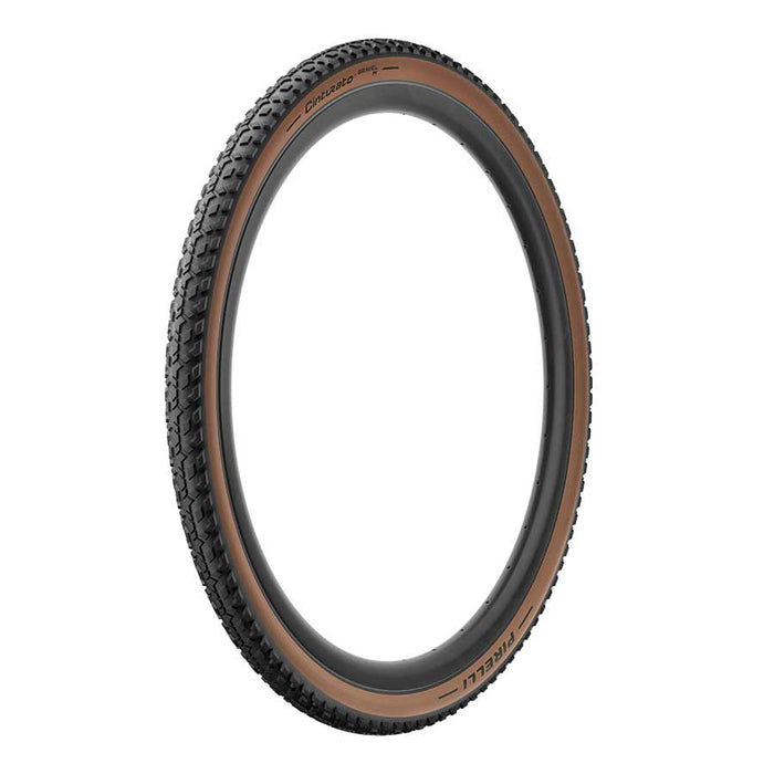 Pirelli Cinturato Gravel M, Gravel Tire, 700x35C, Folding, Tubeless Ready, SpeedGrip, 127TPI, Tanwall