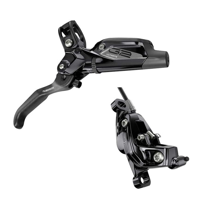 SRAM, G2 Ultimate A2, MTB Hydraulic Disc Brake, Rear, Post mount, Disc: Not included, Black