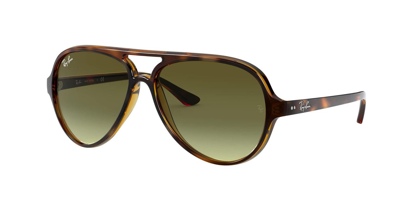 Rayban Cats 5000 Light Havana/Green Gradient Brown