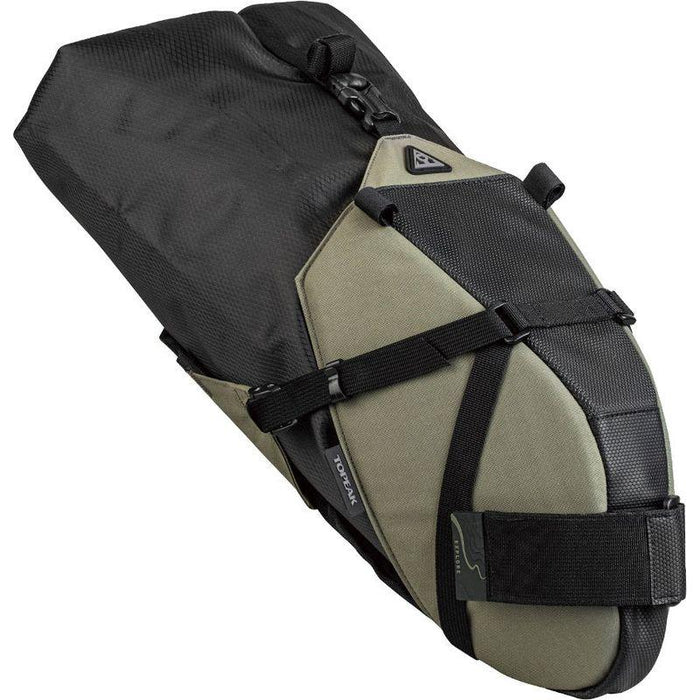 Topeak BackLoader X, holster system rear bikepacking bag, 15 Liter, Black