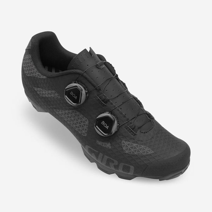 Giro Sector Dirt Shoes - Black/Dark Shadow - Size 45.5