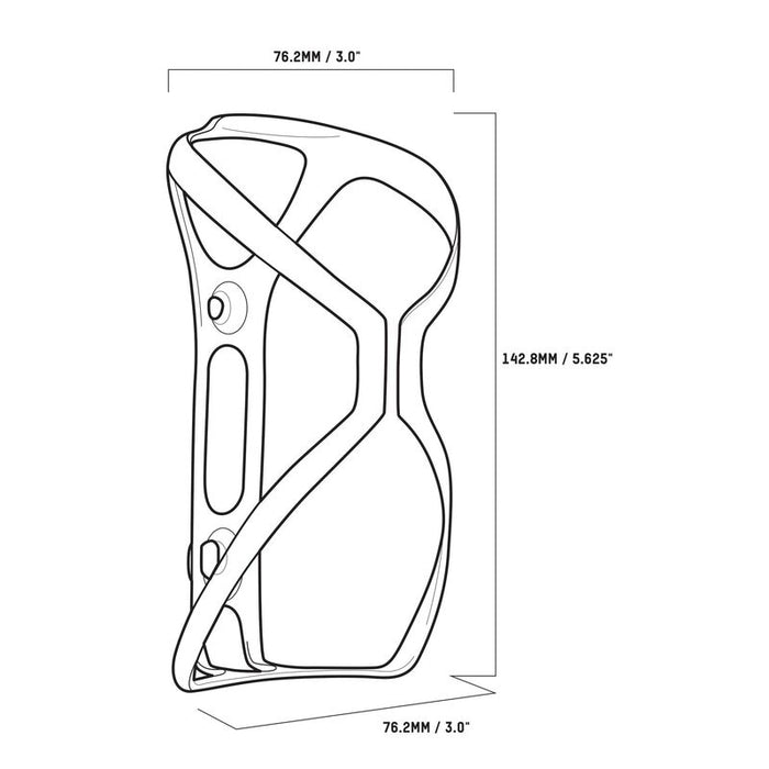 Blackburn Cinch Carbon Fiber Bicycle Bottle Cages
