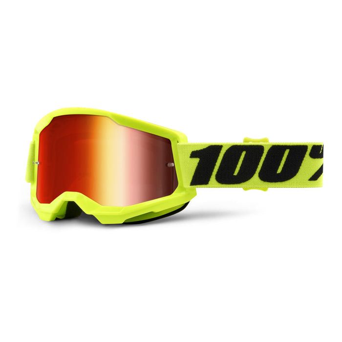 Ride100 RIDE100 STRATA 2 Goggles Fluo/Yellow-Mirror Red