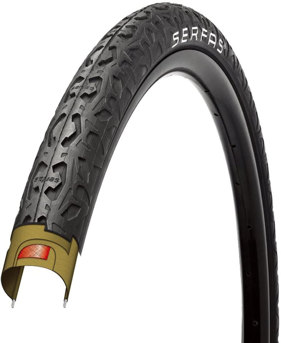 Serfas Drifter City Tire w/FPS Black 27.5 x 2.0-852g