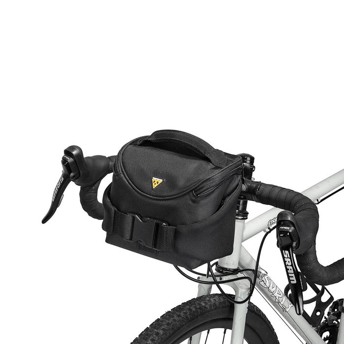 Topeak Compact Handlebar Bag, Black, With Fixer 8