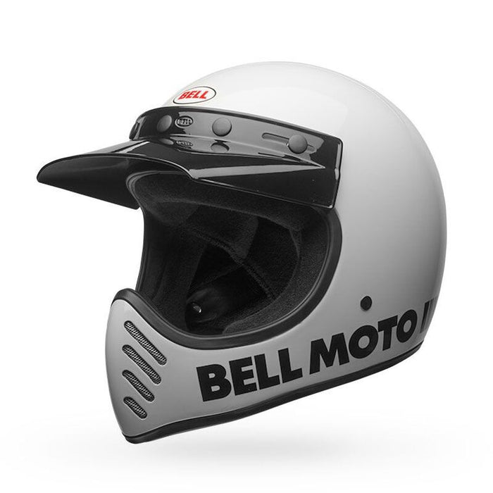 Bell Moto Moto-3 Classic Gloss White Small