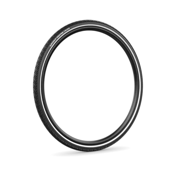 Michelin Protek Cross Tire 700X47C Wire Clincher Single Protek 1Mm Reflex 22Tpi Black Bicycle Tires