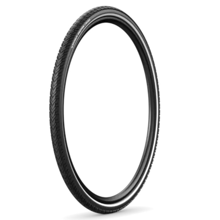 Michelin Protek Cross Tire 700X47C Wire Clincher Single Protek 1Mm Reflex 22Tpi Black Bicycle Tires