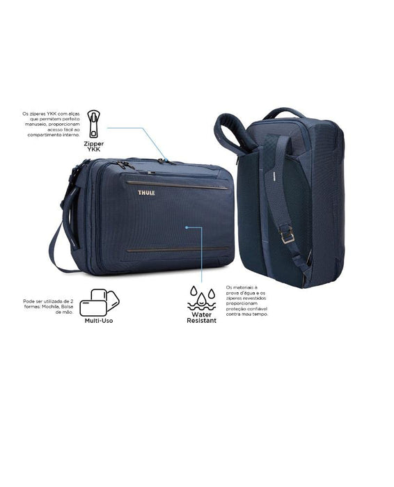 Thule Crossover 2 Convertible Carry On Dress Blue