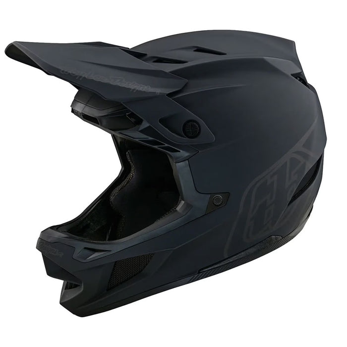 Troy Lee Designs D4 Polyacrylite Helmet W/Mips Stealth Black Large