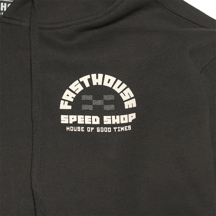 Fasthouse Iron Steed Hooded Pullover Black 3X-Large