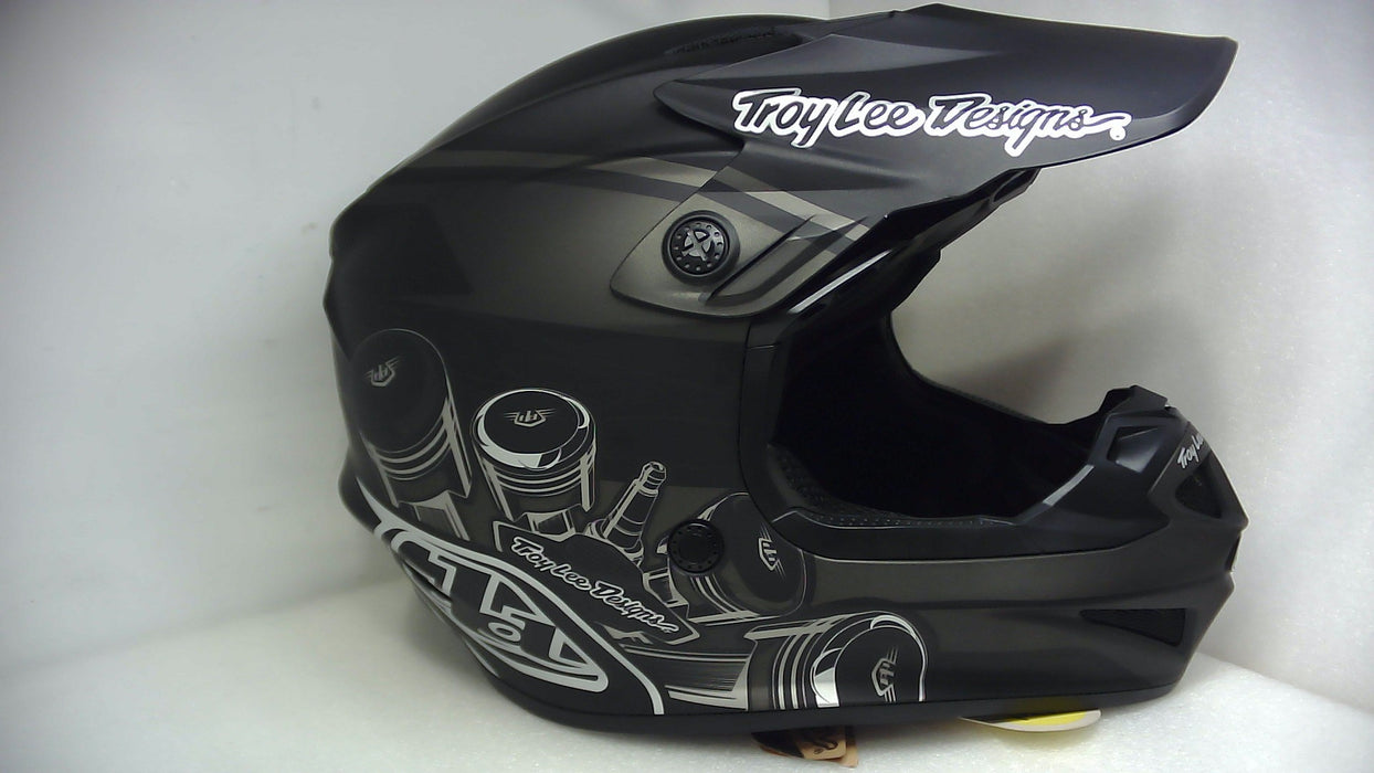 Troy Lee Designs Se4 Polyacrylite Helmet Skooly Black Large (Without Original Box)