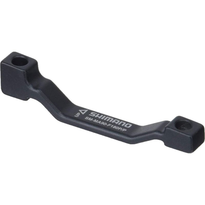 SHIMANO MOUNT ADAPTER FOR DISC BRAKE CALIPER, SM-MA90-F180P/P, Post Mount to Post Mount, 140mm to 160mm, or 160mm to 180mm