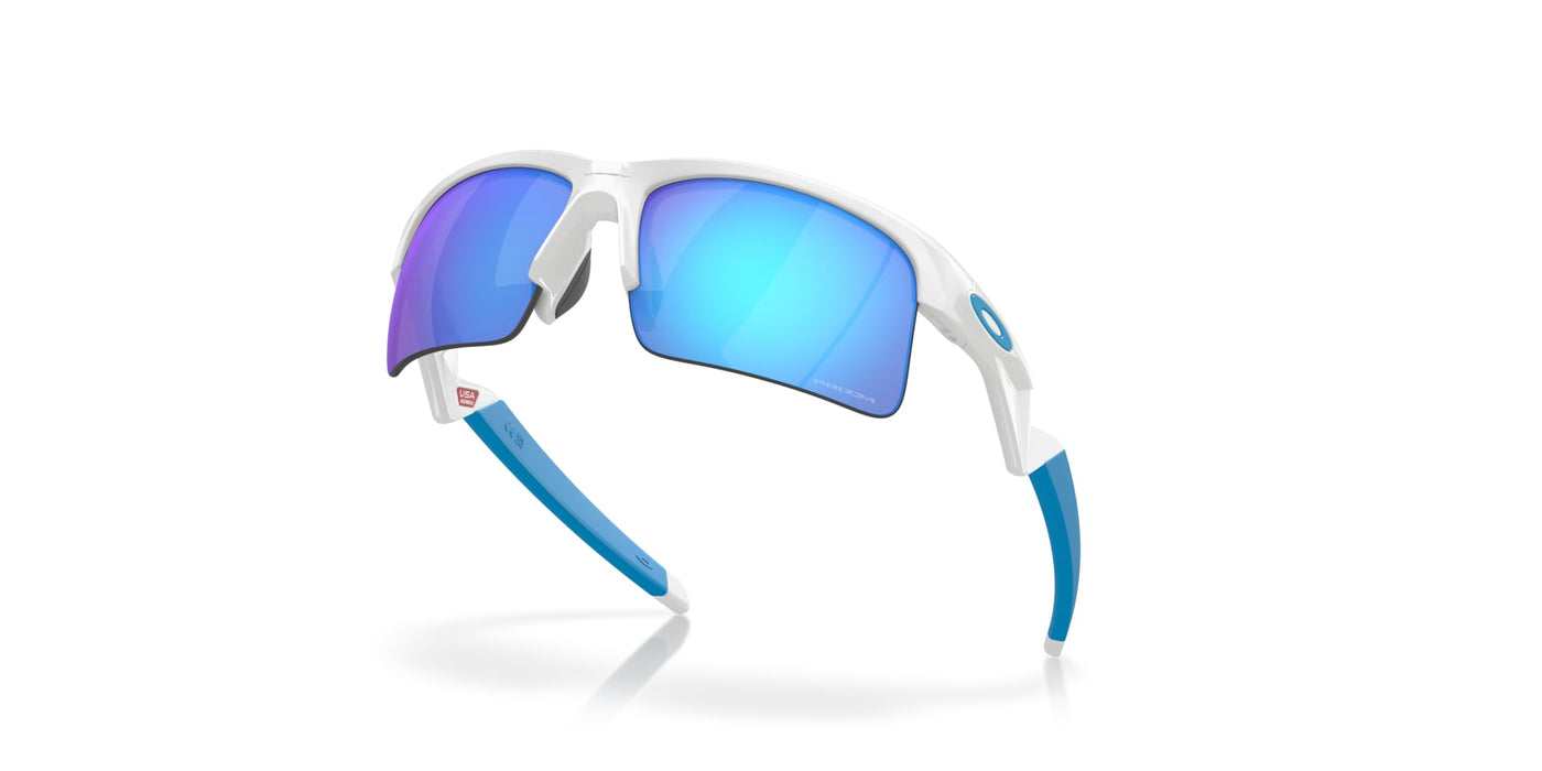 Oakley Capacitor Polished White/PRIZM Sapphire