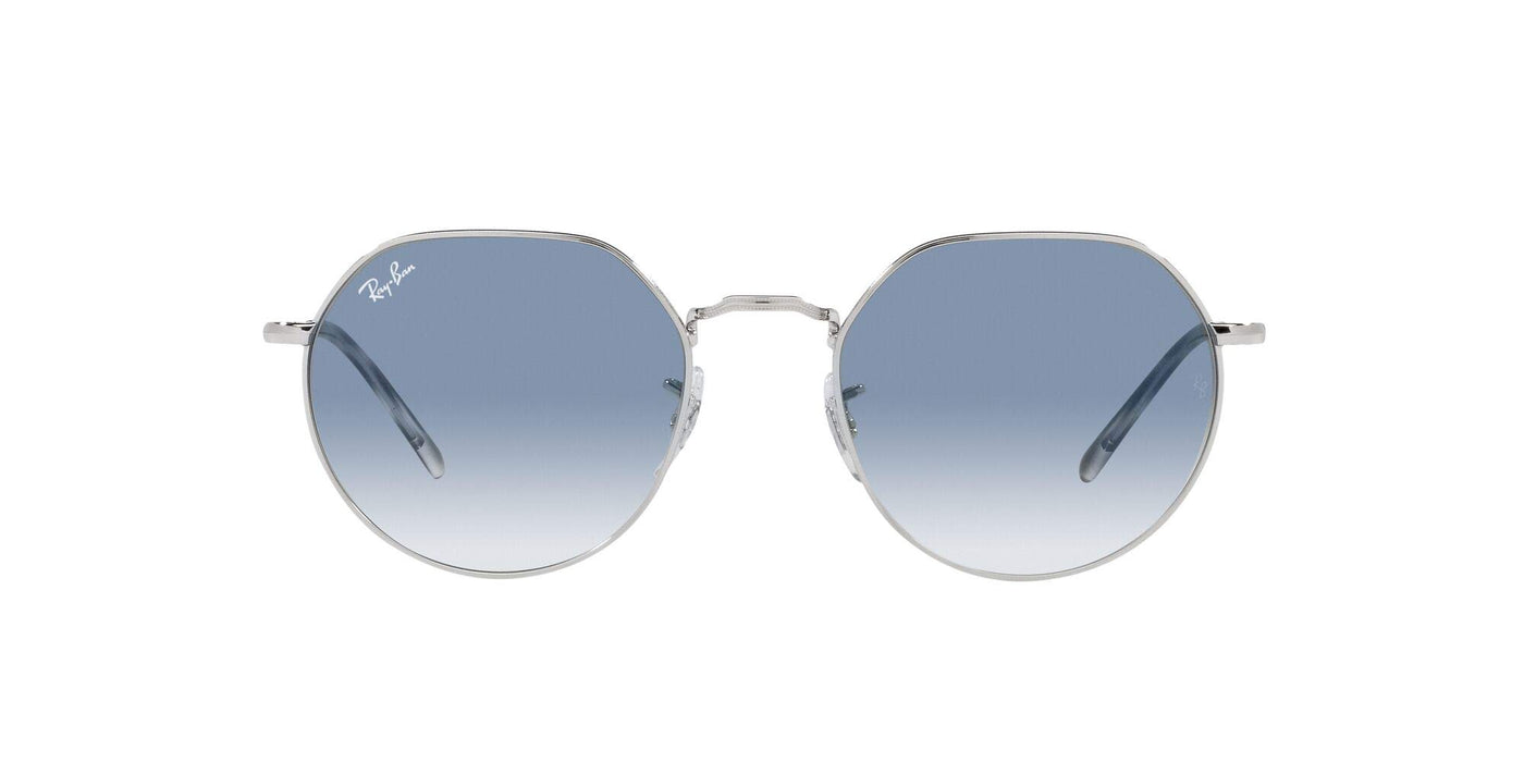 Rayban Jack Silver/Clear Gradient Blue