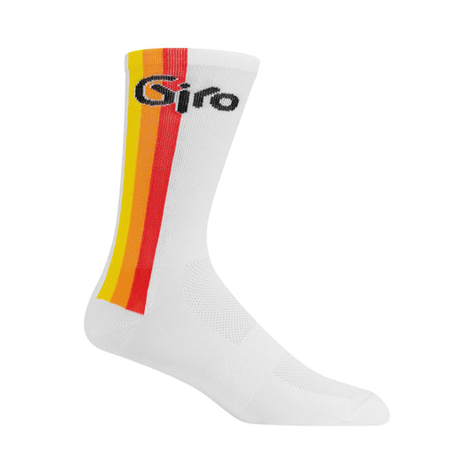 Giro Comp High Rise Bicycle Socks '85 White Medium