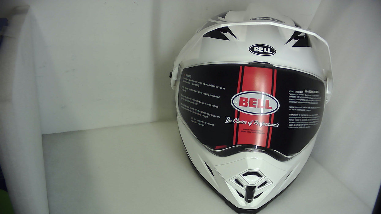 Bell Moto MX-9 Adventure MIPS Alpine Gloss White/Black Medium - Open (Without Box)