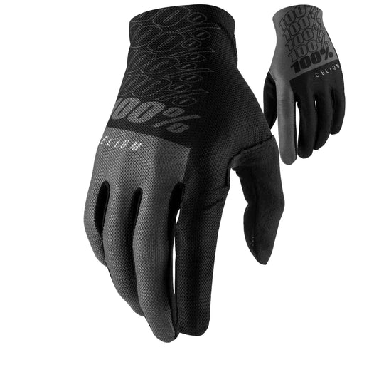 Ride 100 CELIUM Gloves Black/Grey - 2XL