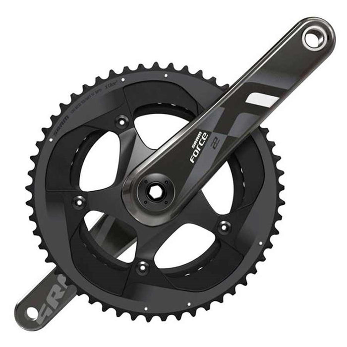 SRAM, Force22, Crankset, 11sp, 175mm, 34/50, BCD: 110, GXP, CL: 44.5mm, Black, 808g