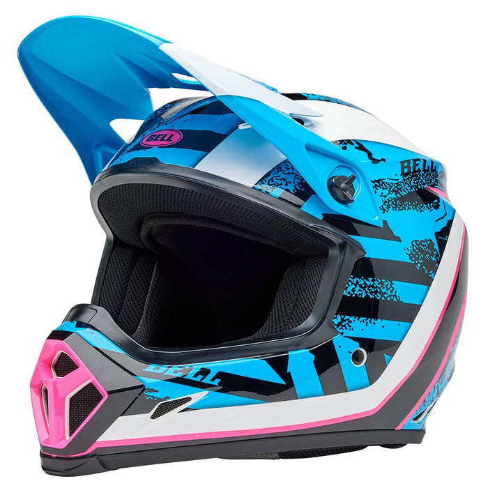 Bell Moto MX-9 MIPS Blue/Pink Breakdance 2X-Large