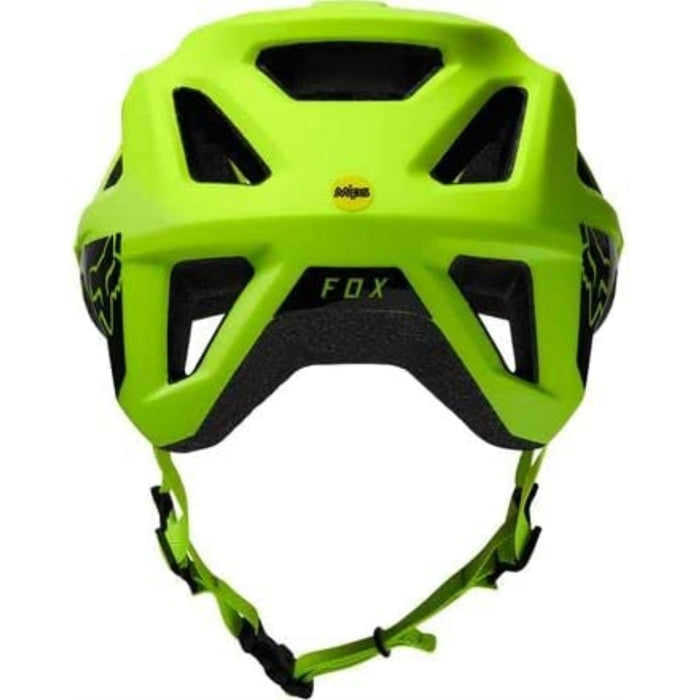 Fox Racing Mainframe Helmet Trvrs Fluorescent Yellow Medium