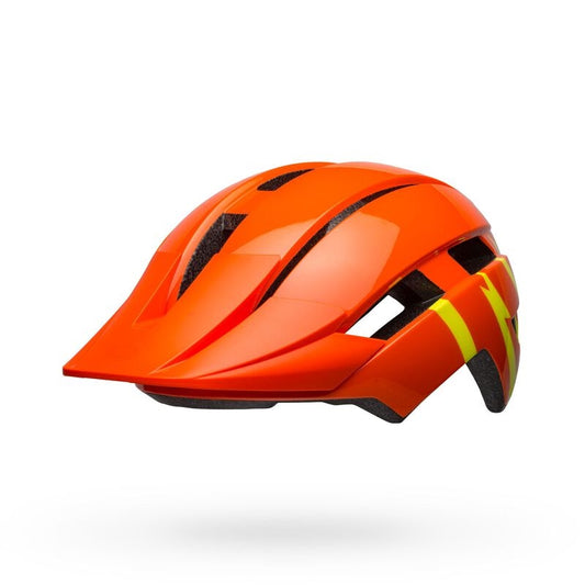 Bell Bike Sidetrack II Bicycle Helmets Strike Gloss Orange/Yellow Universal Child
