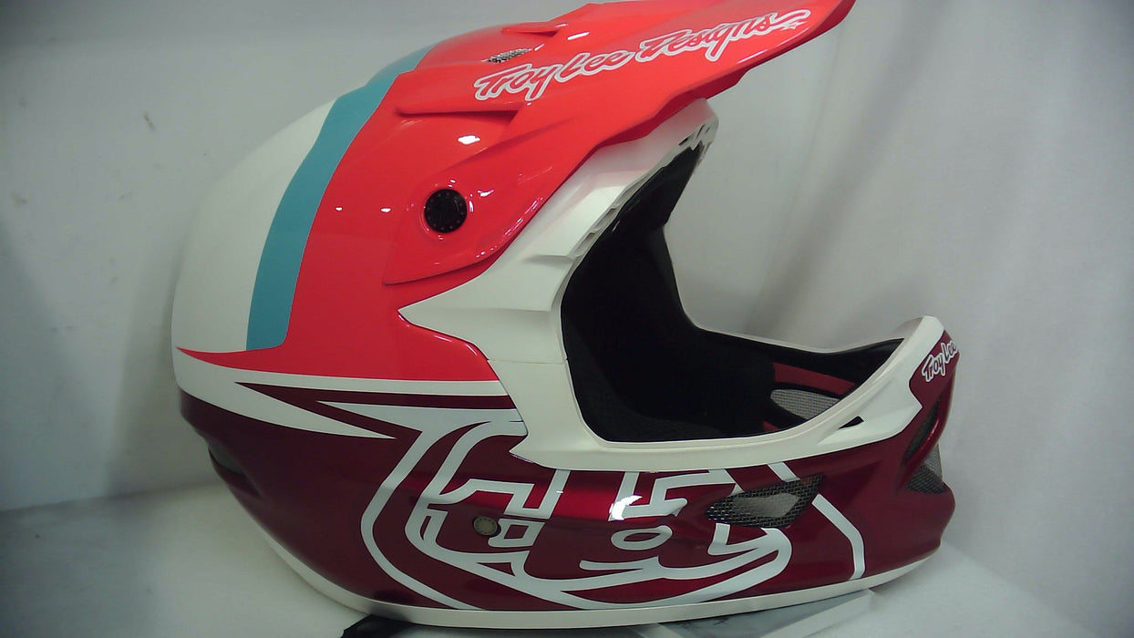 Troy Lee Designs D3 Fiberlite Helmet Red X-Large - Open Box (Without Box)