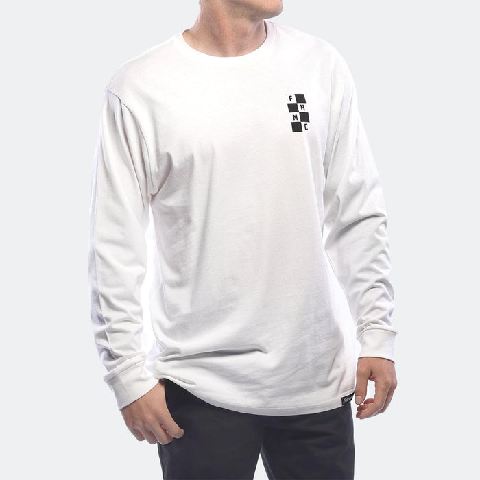 Fasthouse Chalet LS Tee White Small