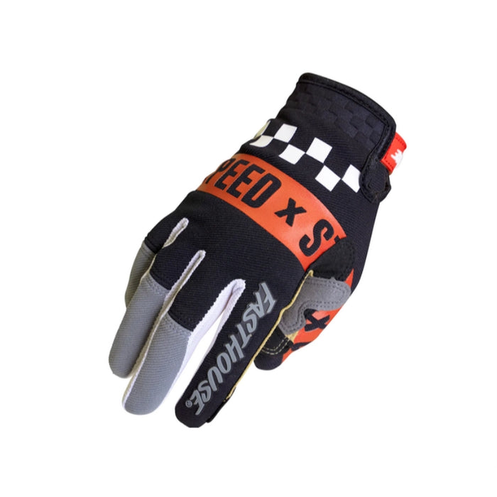 Fasthouse Speed Style Domingo Glove Gray/Black Large